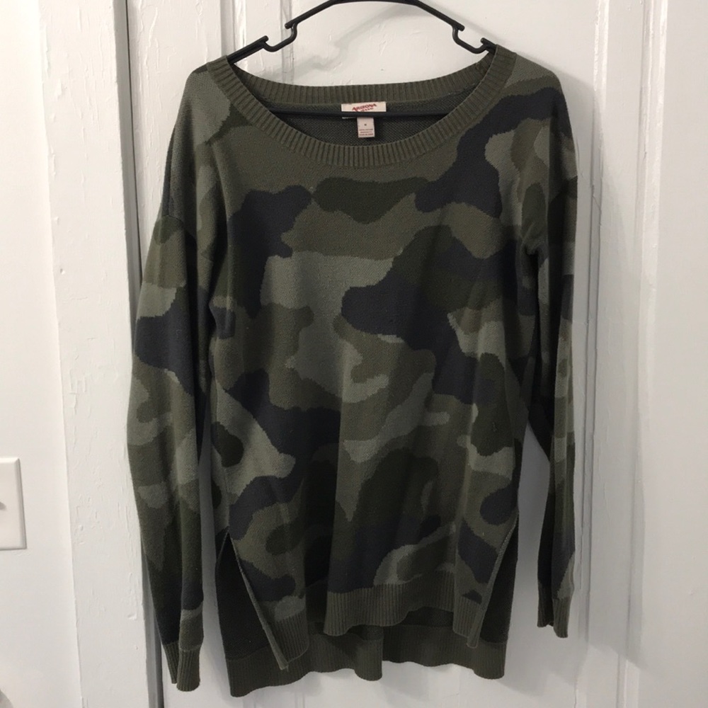 Camo sweater